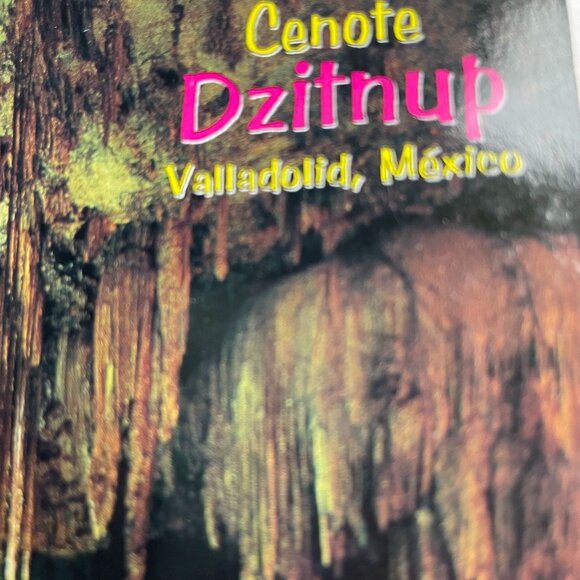 Vintage Cenote Dzitnup Valladolid Mexico Non Topographical Standard Postcard u - Picture 2 of 5